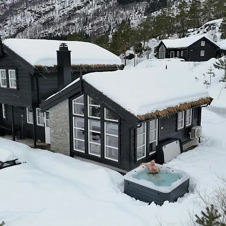 With Hot Tub And Fjord Views In Sauda * Saudasjøen